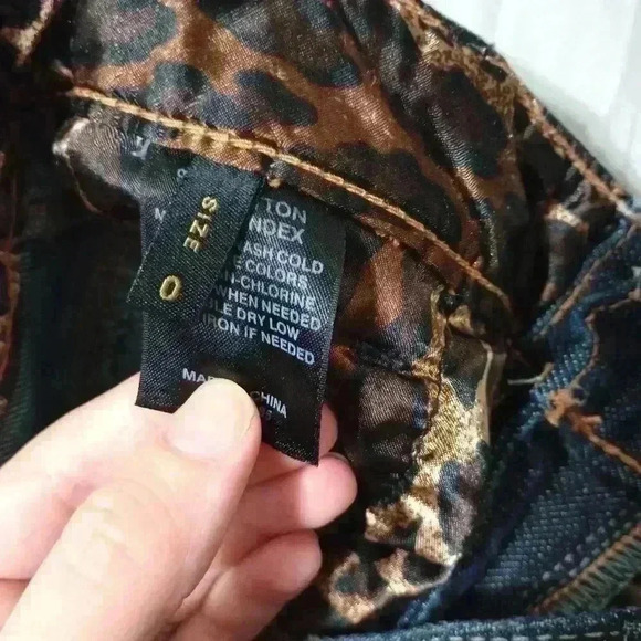 X2 Quality Denim Express Dark Blue Women's Straight Denim Knee Length Skirt Sz 0 - Picture 6 of 7